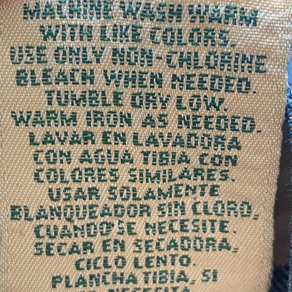 VINTAGE ST JOHNS BAY Skirt Denim Midi Maxi Pockets Front Zip Front Vent Sz M - Picture 6 of 6